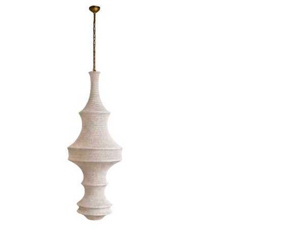 Handmade Crochet Pendant Lamp